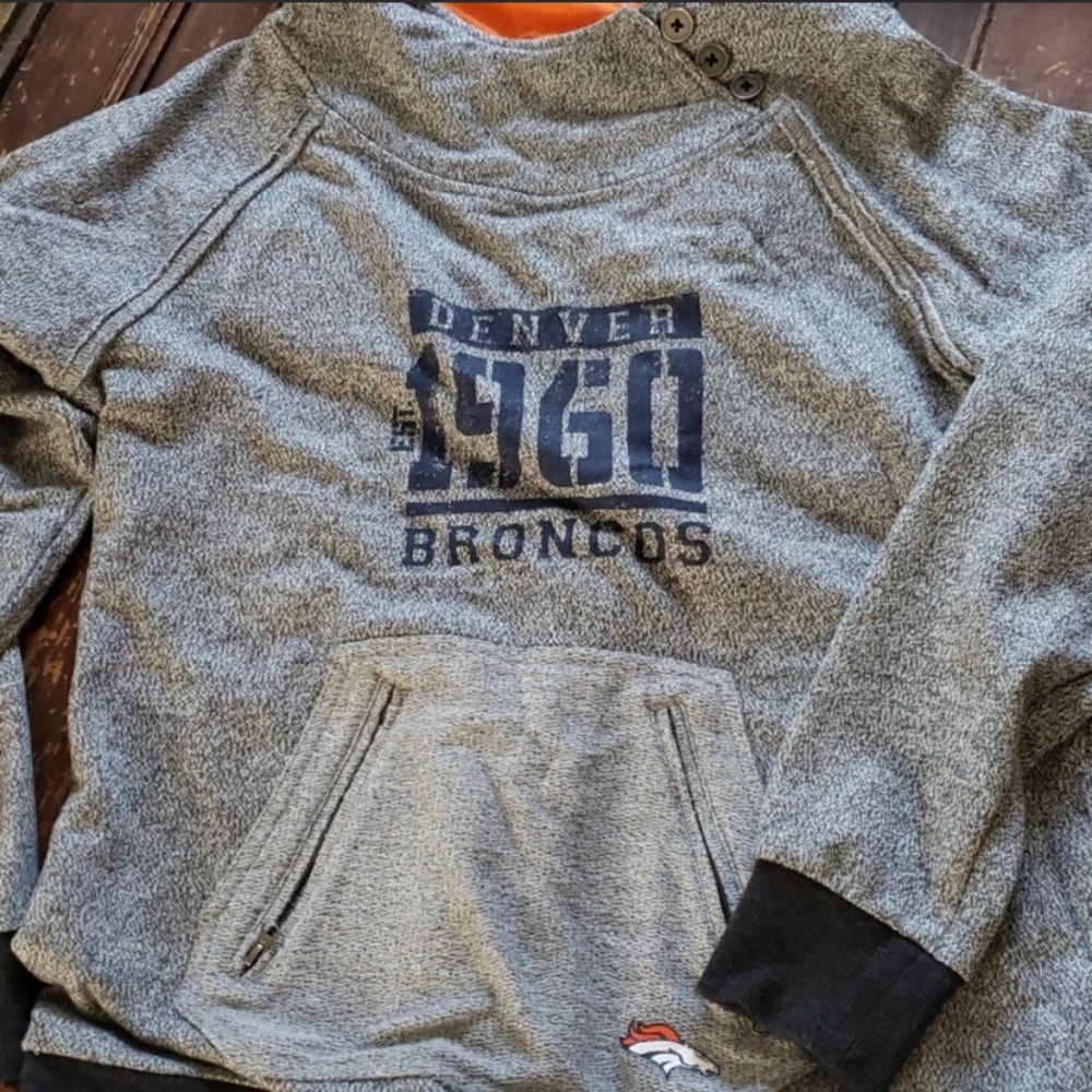 Denver Broncos Funnel neck hoodie